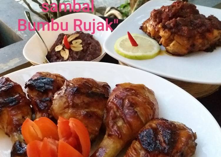 Resep 💥 Ayam Panggang sambal Bumbu Rujak 💥 Anti Gagal