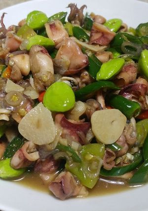 Foto resep Cumi asin cabe ijo