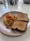 Omelette de Jamón y Tomate