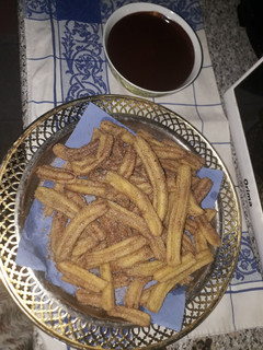 Foto de Mini Churros com Molho de Chocolate
