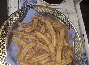 Foto de Mini Churros com Molho de Chocolate