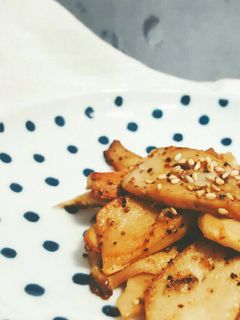 蒜香烤杏鮑菇(免開火便當菜) 的食譜成品照片