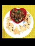 Multigrain atta heart சப்பாத்தி & செட்டிநாடு Chicken Ghee Roast