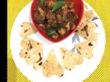 Multigrain atta heart சப்பாத்தி & செட்டிநாடு Chicken Ghee Roast