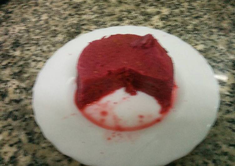 Charlota de frambuesa y pan Bimbo