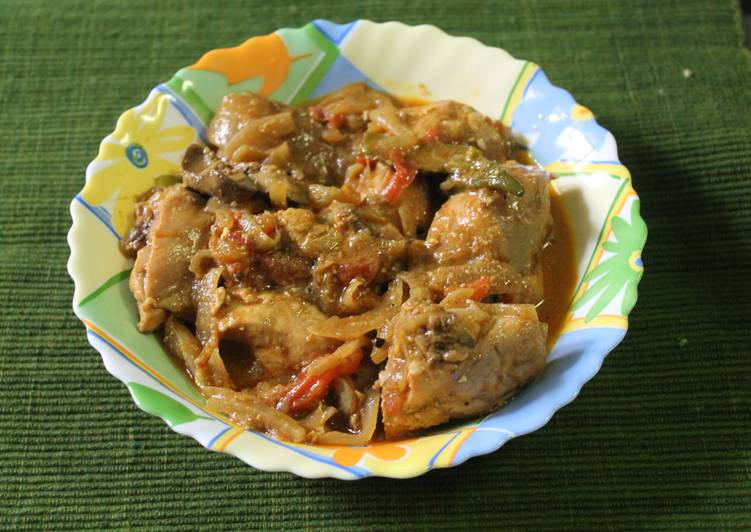 Traditional Muslim Chicken Curry