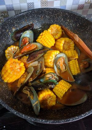Foto resep Kerang Hijau Saus Padang