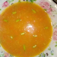 A picture of Carrot Ginger Soup.