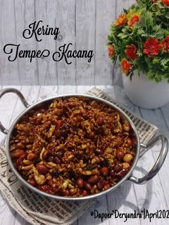 Foto resep Kering Tempe Kacang Pedas Manis