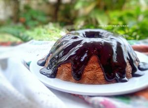 Foto resep Cake Coklat Iseng saja cuma pake loyang 18cm telurnya 2biji