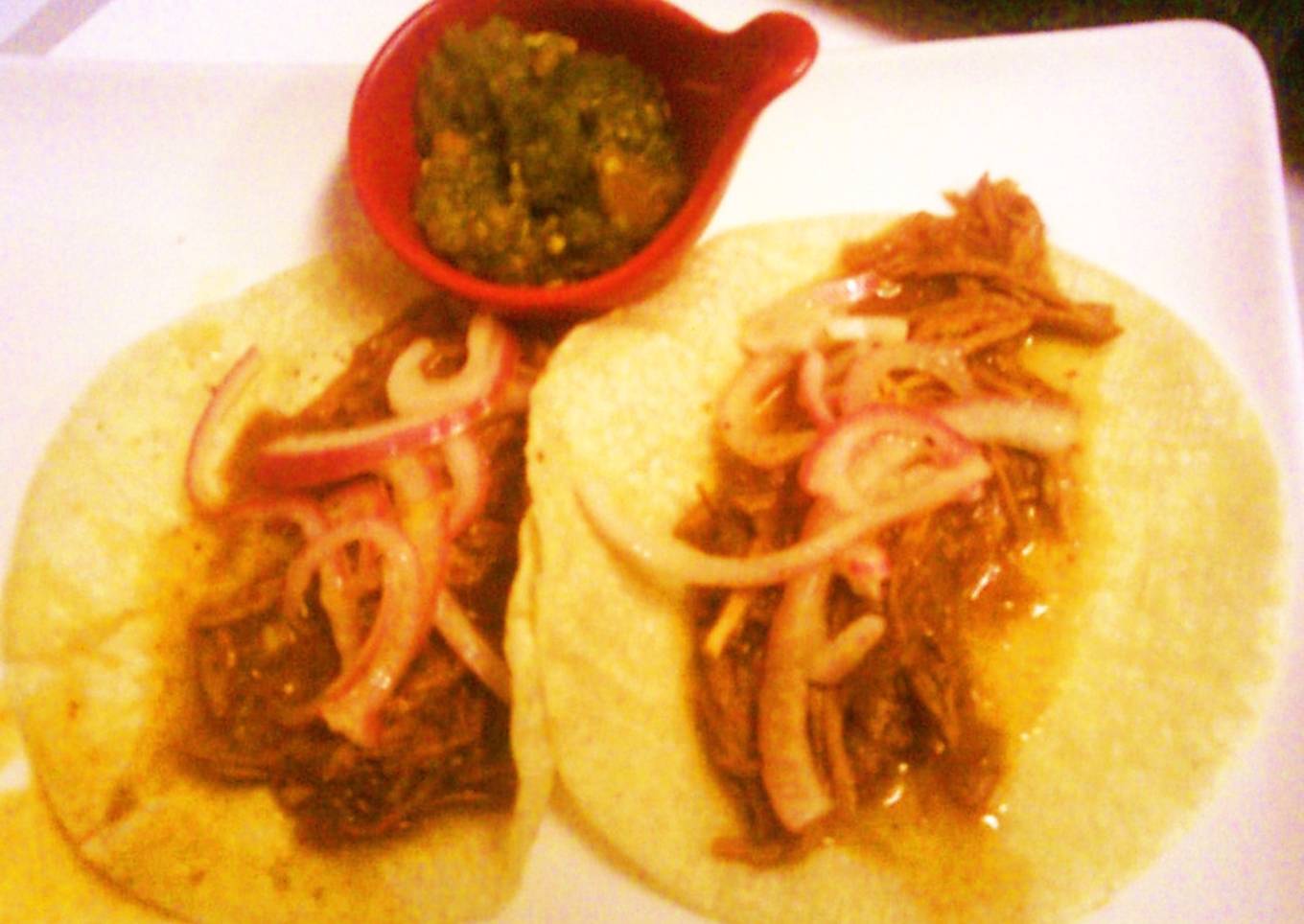 Tacos de cochinita pibil