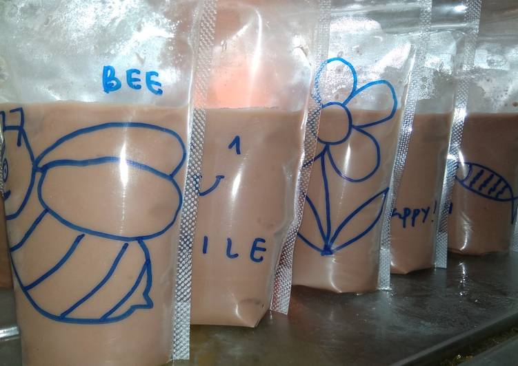 Puding Sedot Cokelat