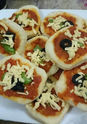 صورة لوصفة بيتزا مقرمشة
