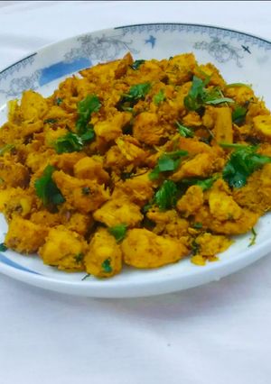 A picture of Spicy Chicken Tawa Fry.