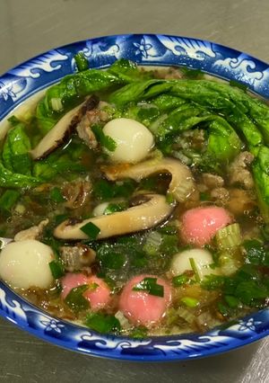 客家鹹湯圓 的食譜成品照片