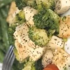 A picture of Broccoli cheese salad.