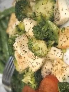 A picture of Broccoli cheese salad.