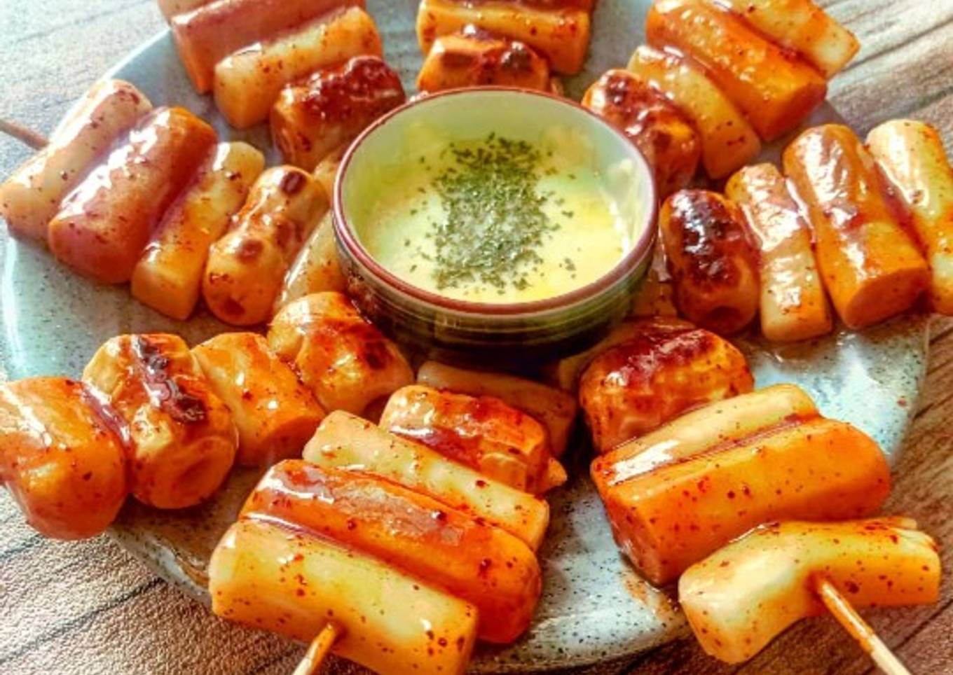 So-Tteok (Sosis-Tteok/kue beras)