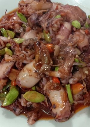 Foto resep Tumis Cumi Pete