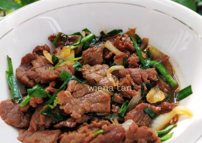 Sapi Teriyaki Cah Kucai