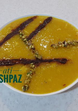 عکسی از دستور شله زرد