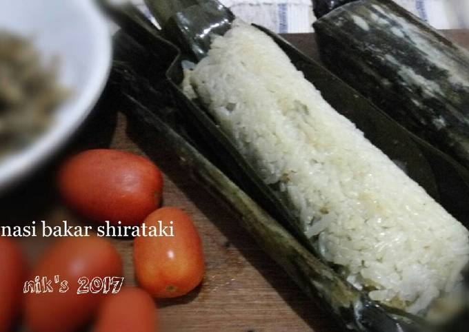 Nasi bakar shirataki #ketopad