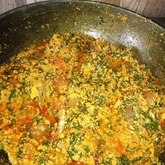A picture of Egusi soup.