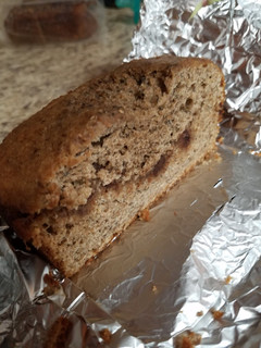 A picture of Chocolate chunk cinnamon banana bread.