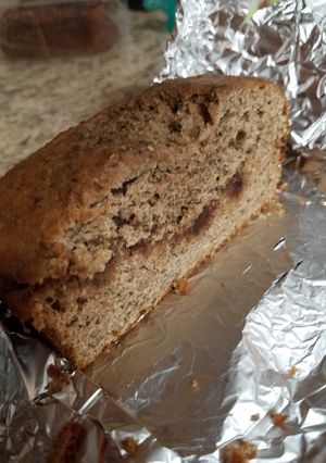 A picture of Chocolate chunk cinnamon banana bread.