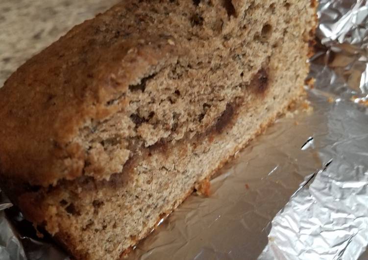 How to Make Speedy Chocolate chunk cinnamon banana bread