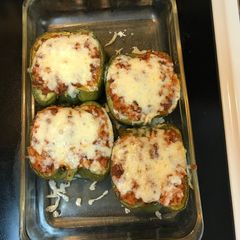 Candys stuffed bell peppers 🫑 A picture of Candys stuffed bell peppers 🫑.