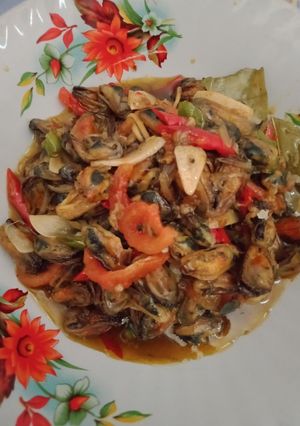 Foto resep Kerang tumis saos tiram