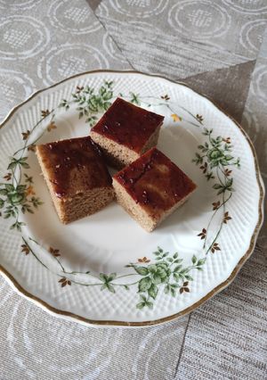 🟫🍓Fahéjas-lekváros kocka🍓🟫 (vegán) recept fotója