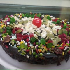A picture of No Bake Chocolate Cake.
