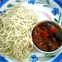 A picture of Peppered Ponmo Sauce.