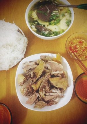 Hình của món Bún ngan.