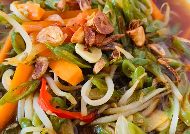 TUMIS TOGE, KACANG PANJANG & WORTEL 🤍