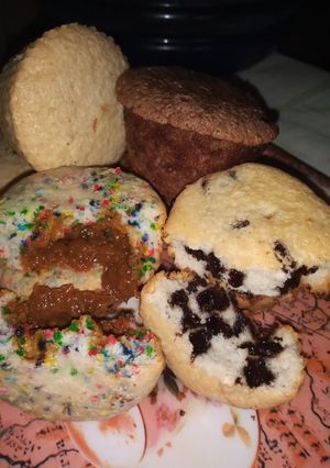Una foto de 🧁 Magdalenas Con Claras De Huevo.. 🧁