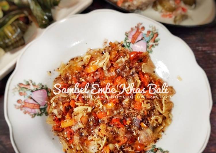 Sambel Embe Khas Bali