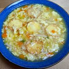A picture of Chicken Egg Drop Soup.