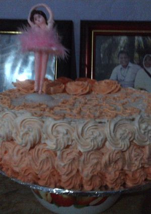 Foto resep Simple B'day Tart Ombre