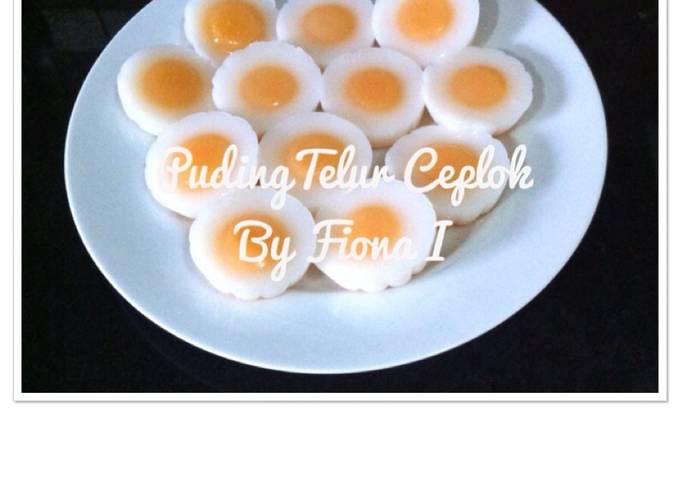 Resep Puding  telur  ceplok oleh Rooselina Cookpad