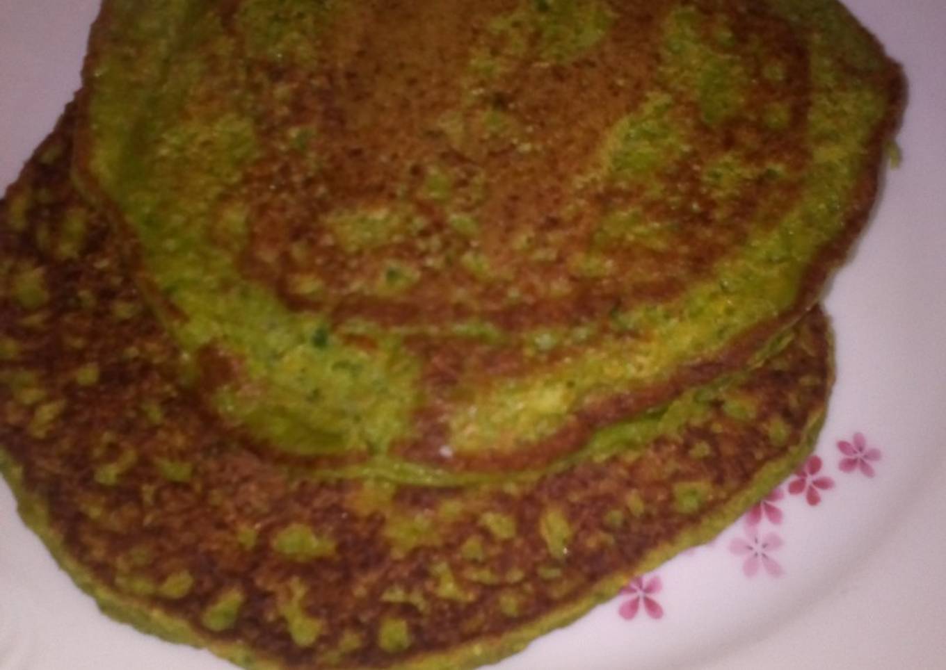 Tortitas de calabaza y acelgas