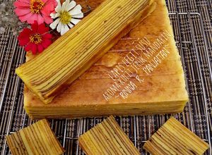 Foto resep Lapis Legit Susu Aroma Kulit Jeruk Mandarin