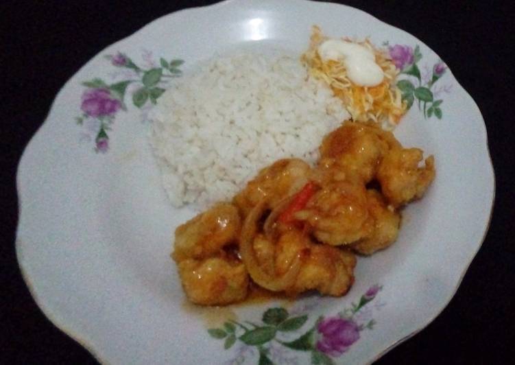 Ayam Koloke Asam Manis (Chinese Food) #SiapRamadan