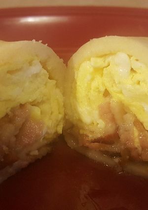 A picture of Mantastic Pancake Breakfast Burrito.