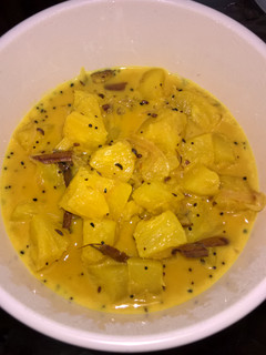 A picture of Pineapple & coconut cream curry.