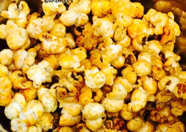 Simple Way to Prepare Super Quick Homemade Popcorns Butter Masala 💁🏻‍♀️