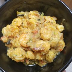 A picture of Shrimp curry or prawn/Iral thokku.