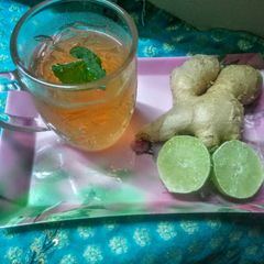 A picture of Ginger Lemon Tea.
